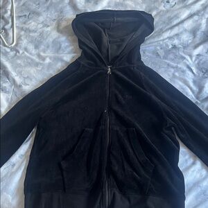 Classic Black Hoodie with Zip